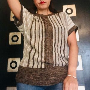 Vertical stripe shirt